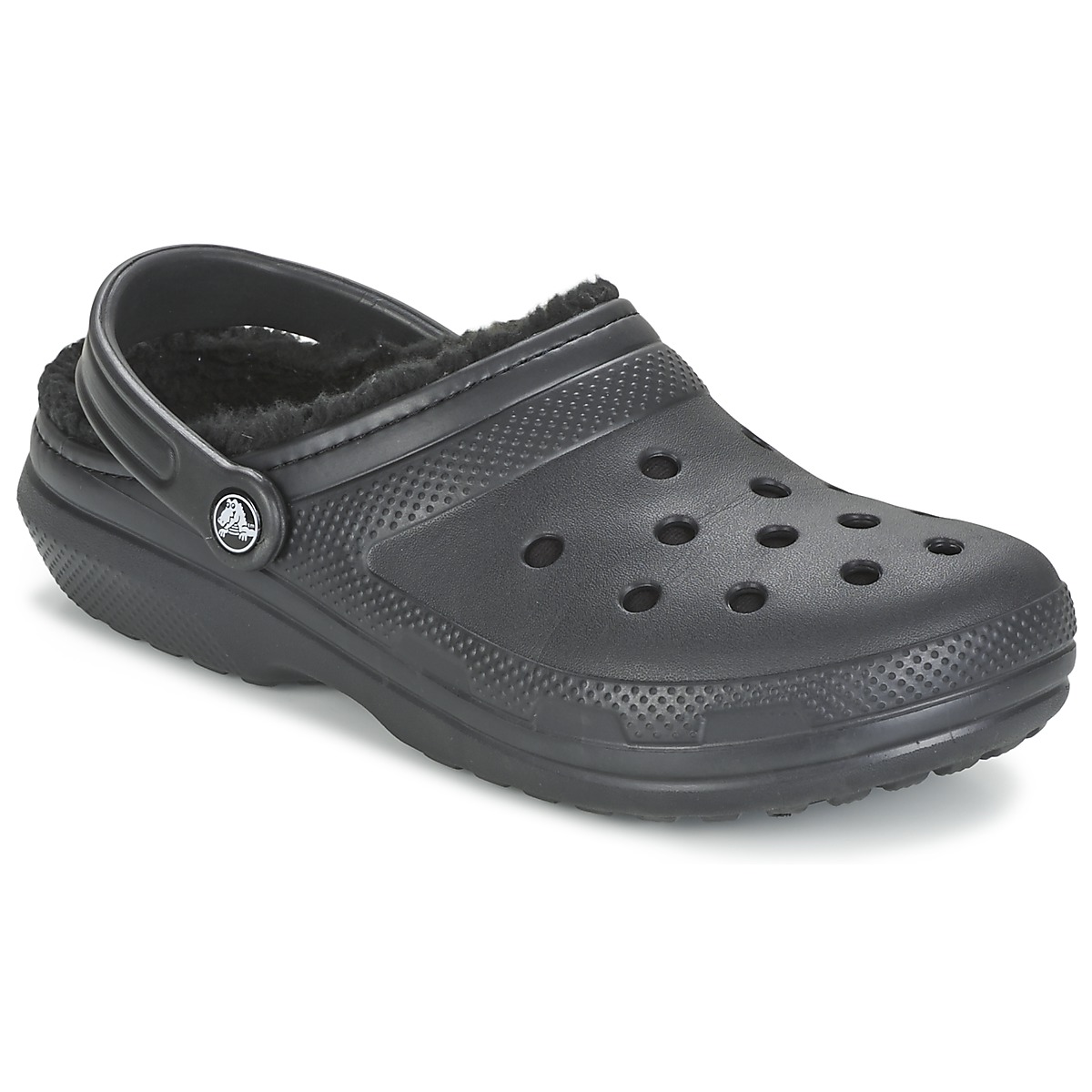 Crocs - CLASSIC LINED CLOG - Black