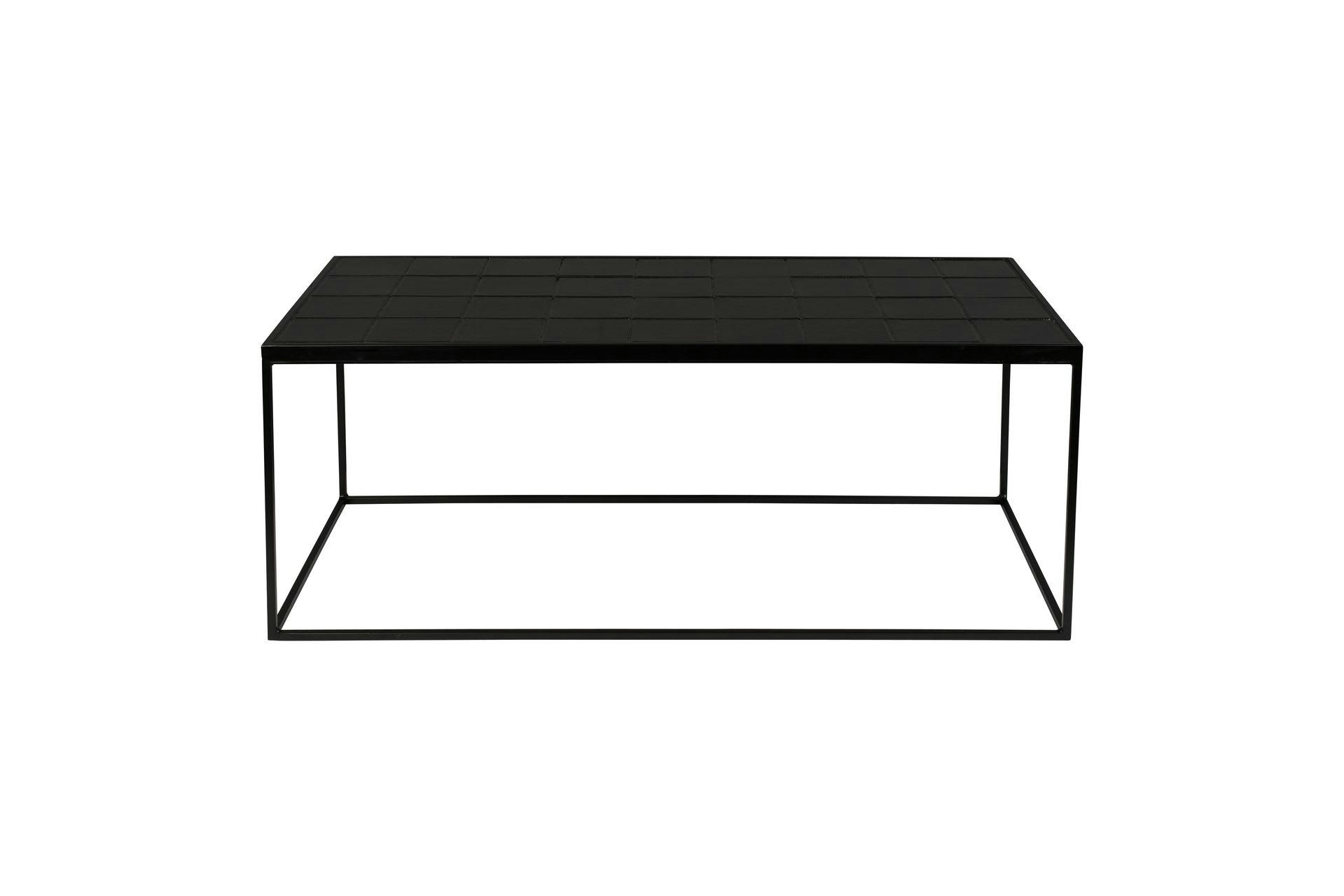 GLAZED - Table basse en céramique noir