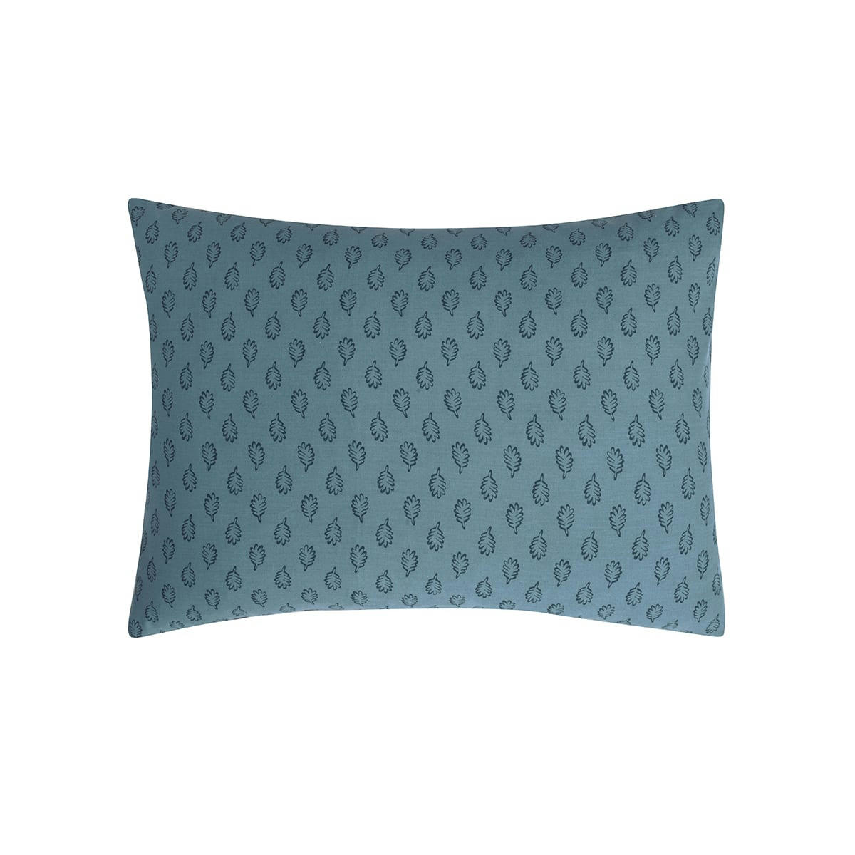 IRIS - Taie d'oreiller imprimée en bambou bleu 50x70cm