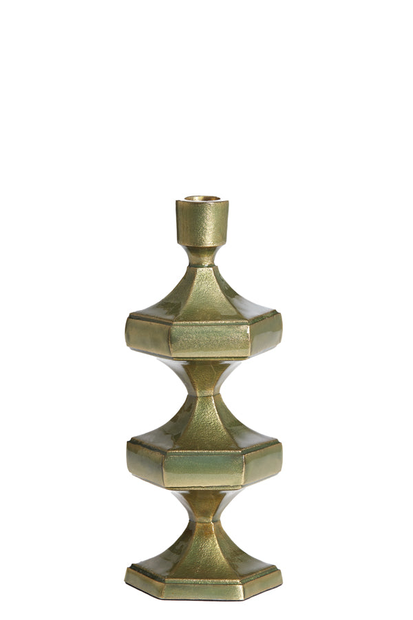 Light & Living kandelaar WAMBIRI - 10x9x25cm - groen