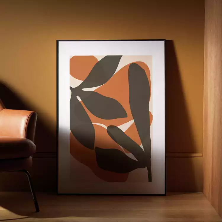 Habitat Aluminus Black Metal Picture Frame - 70X100cm