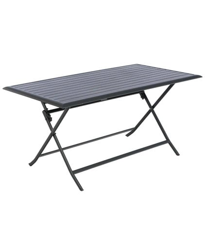 Mesa encartável AZUA cinza graphite