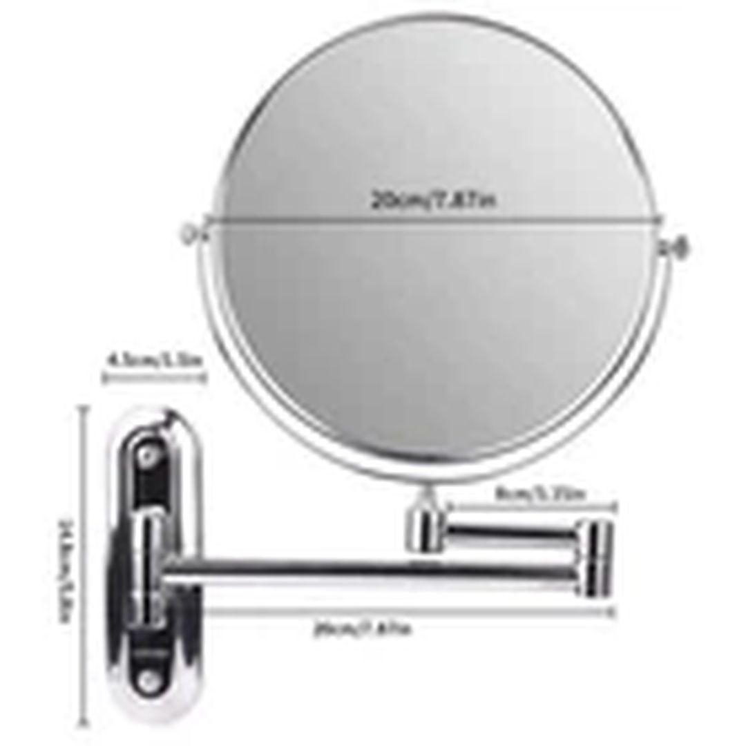 EONLION Wall Mounted 10X Magnifying Makeup Shaving Mirror Adjustable