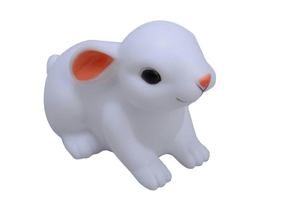 - Veilleuse lapinou en plastique  blanc