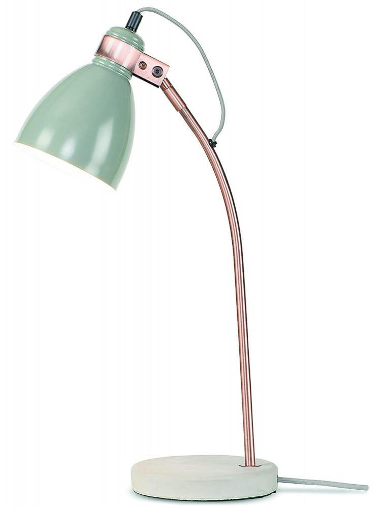 DENVER - Lampe de table grise H50cm
