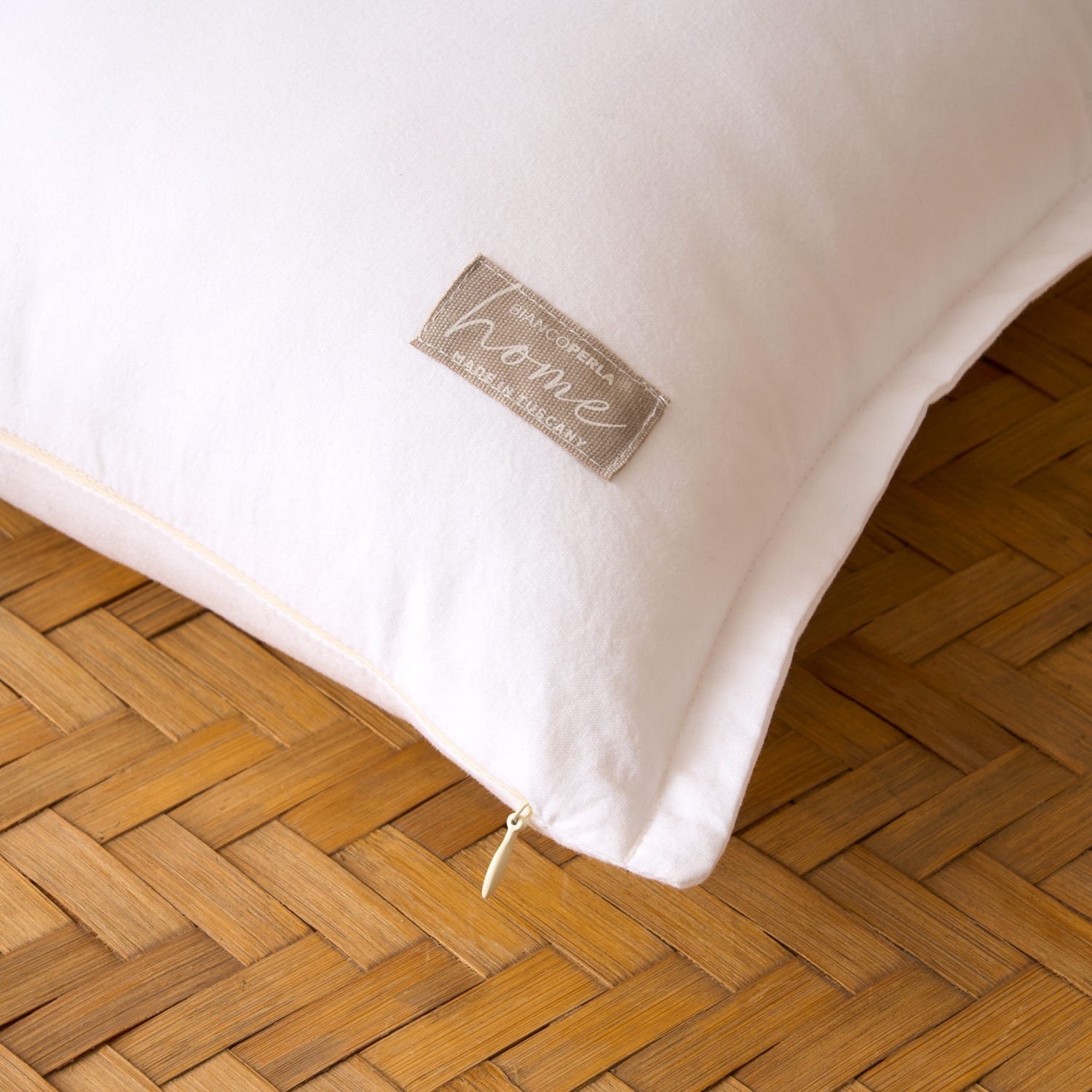 Cuscino Cloe bianco 45x45 cm Biancoperla