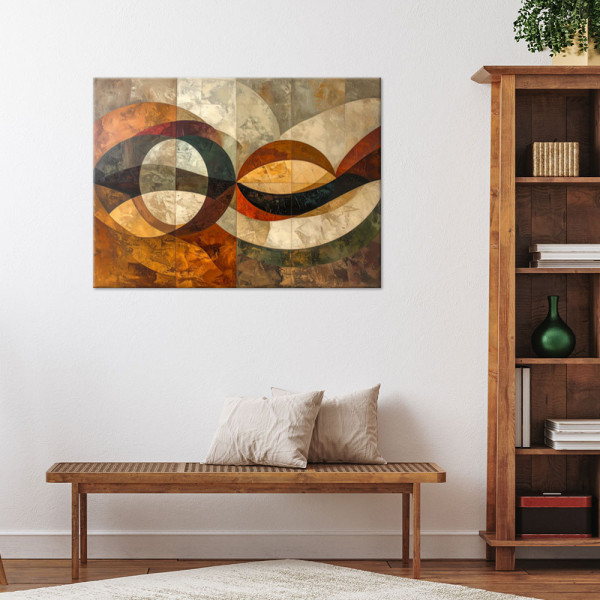 Obraz do salonu sypialni biura loftu, Abstrakcja geometryczna 30x20