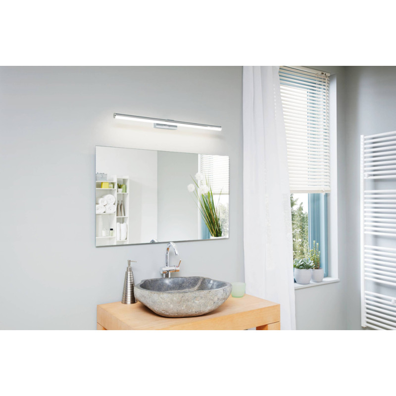Applique murale LED pour salle de bain Vadumi chrome 14 W EGLO