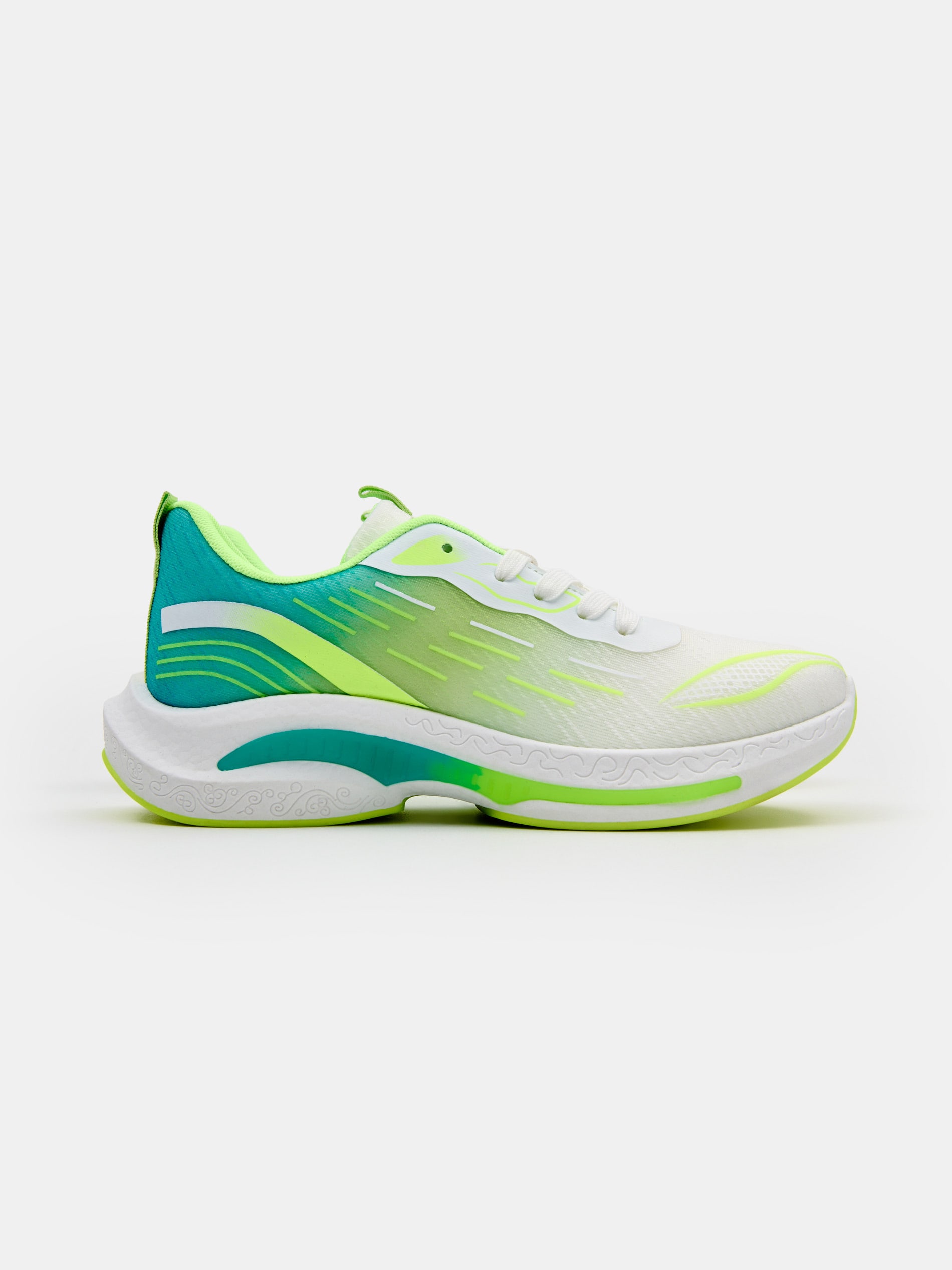 Neonowe sneakersy sportowe