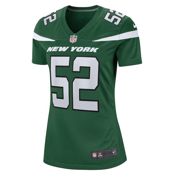 Sam Eguavoen New York Jets Nike Women's  Game Jersey - Gotham Green