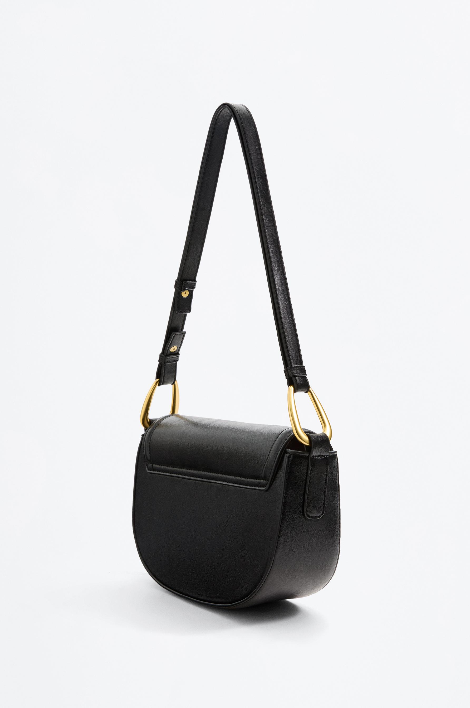 Bolso bandolera solapa doble asa