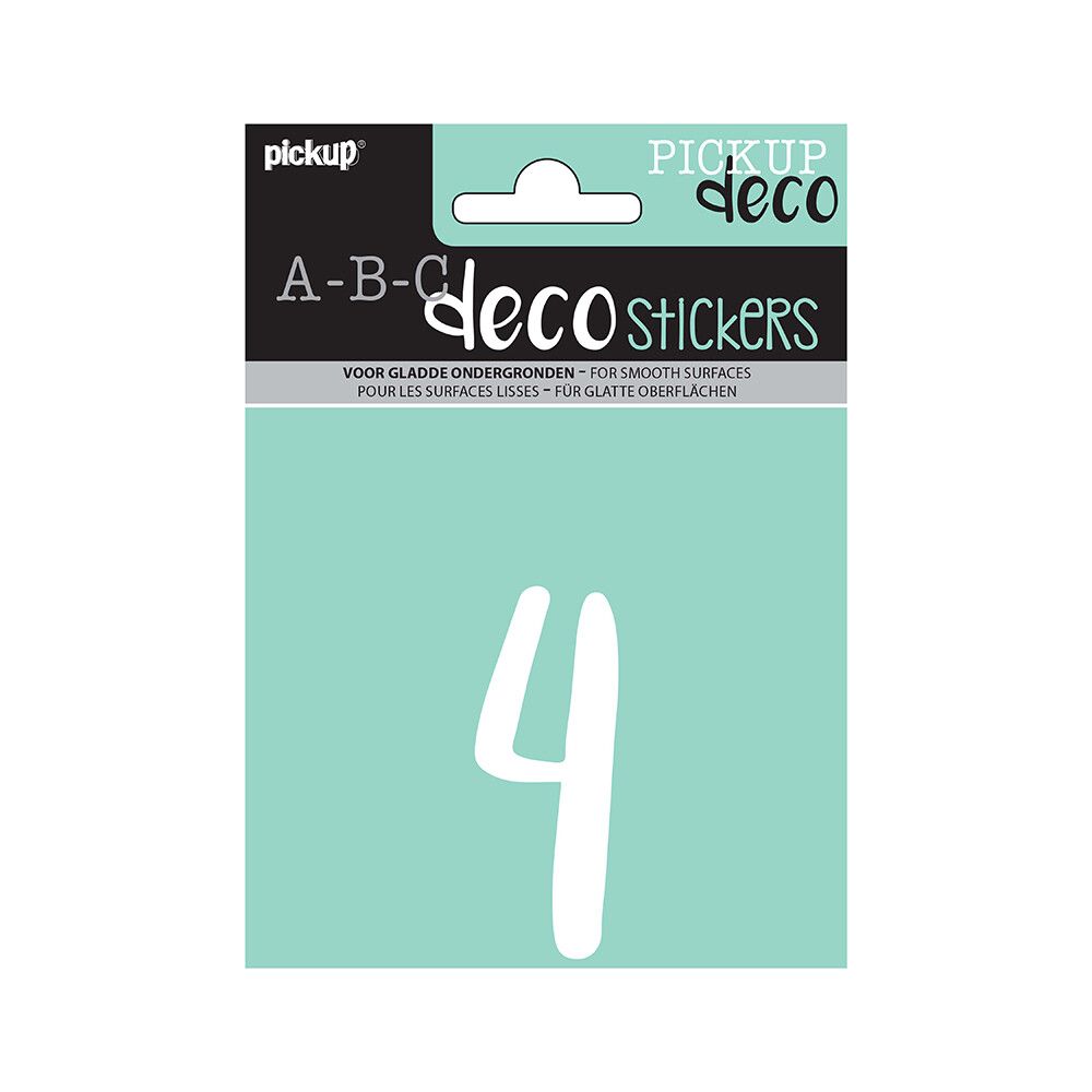 TALL PICKUP 4 ABC DECO ZOË 110 MM 4 HVIT