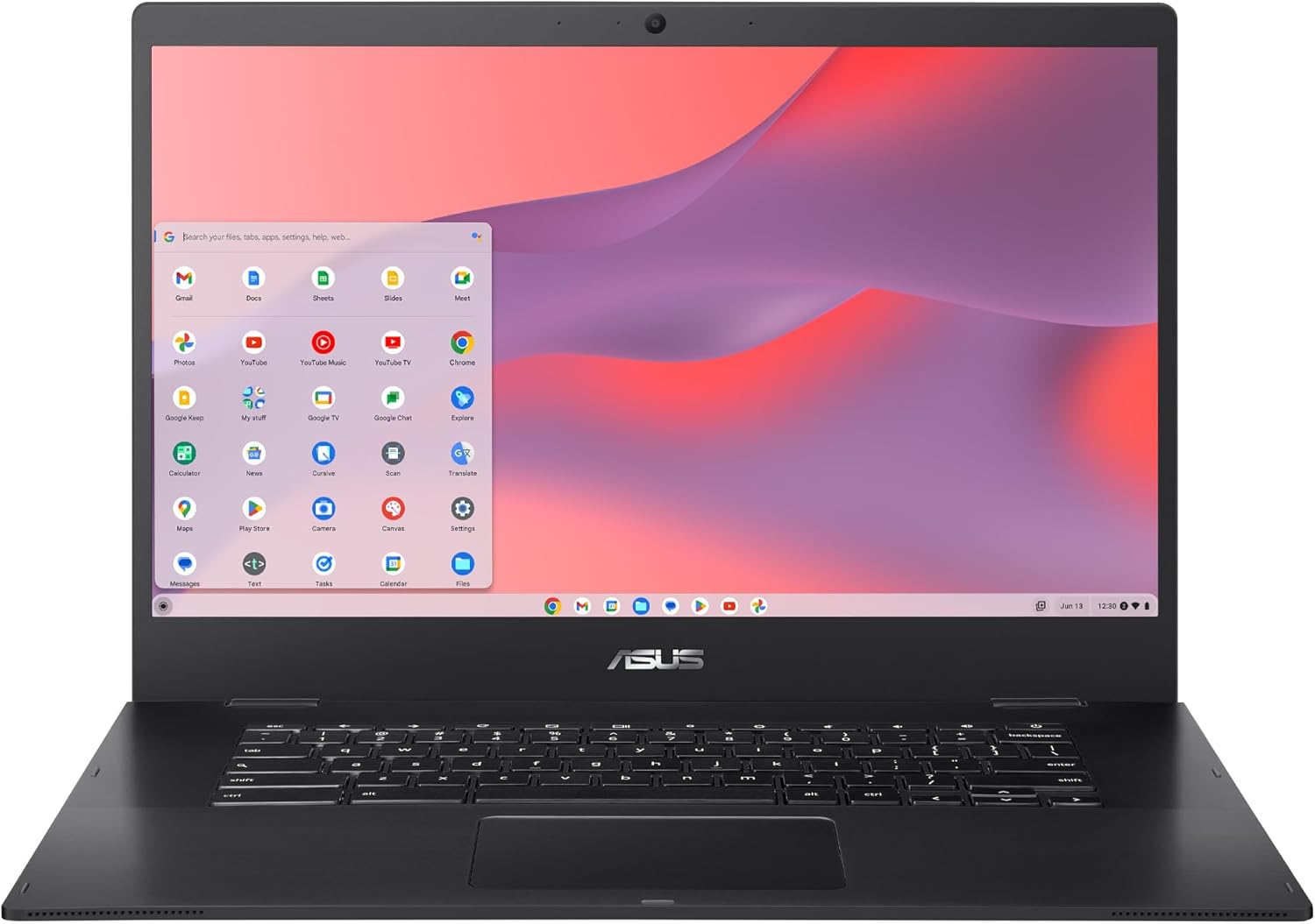 asus ASUS Chromebook CX1, 15.6/'' Full HD NanoEdge Display, Intel Celeron N3350 Processor, 64GB eMMC Storage, 4GB RAM, Spill-Resistant Keyboard, Chrome OS, Mineral Gray, CX1500CNA-WS44F (Renewed)
