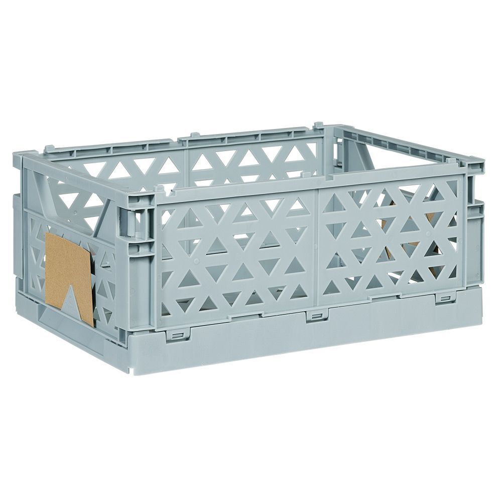 Caisse pliable polypropylène 33x23,3x14,2cm bleu