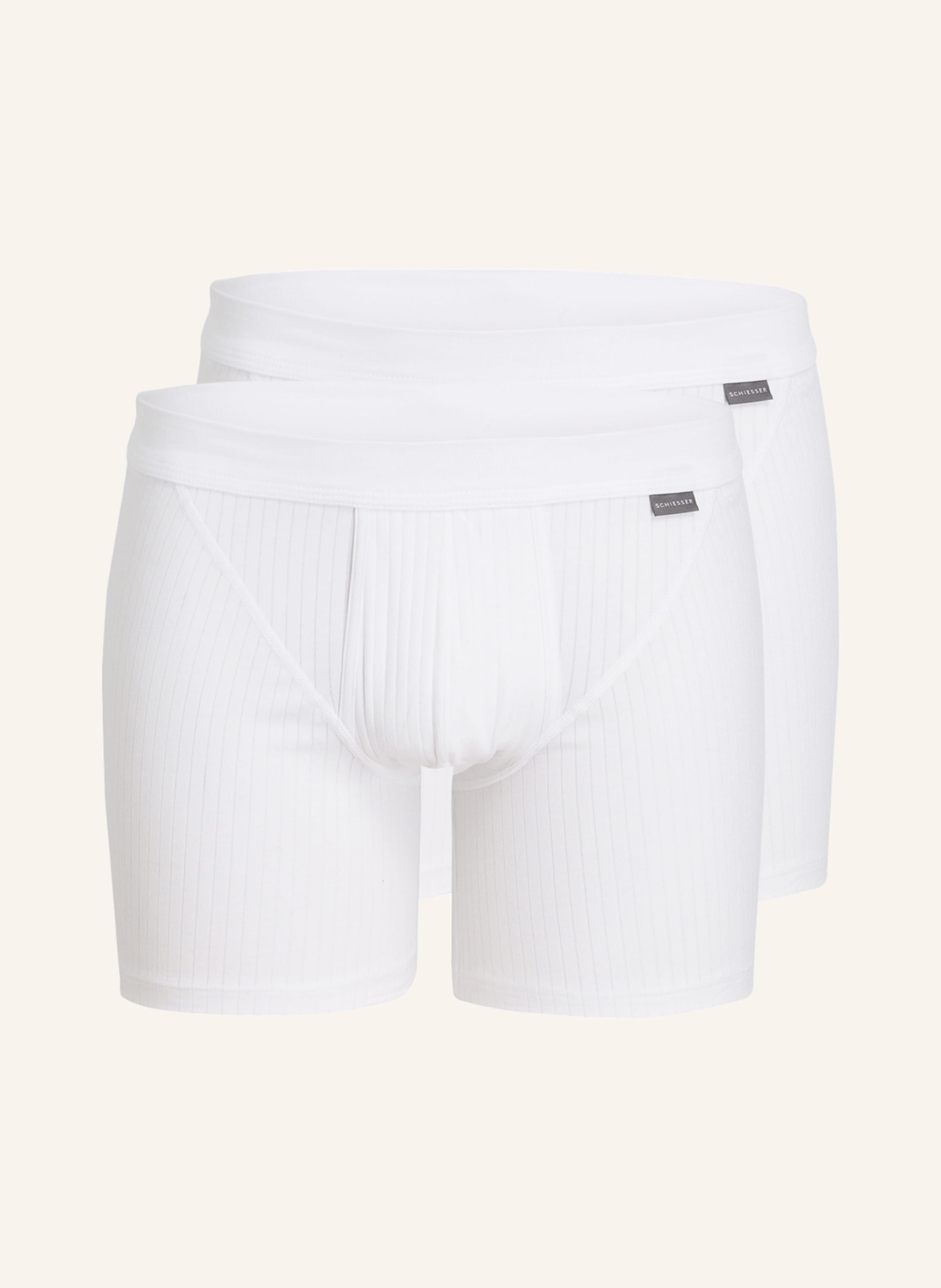 SCHIESSER 2er-Pack Boxershorts COTTON ESSENTIALS