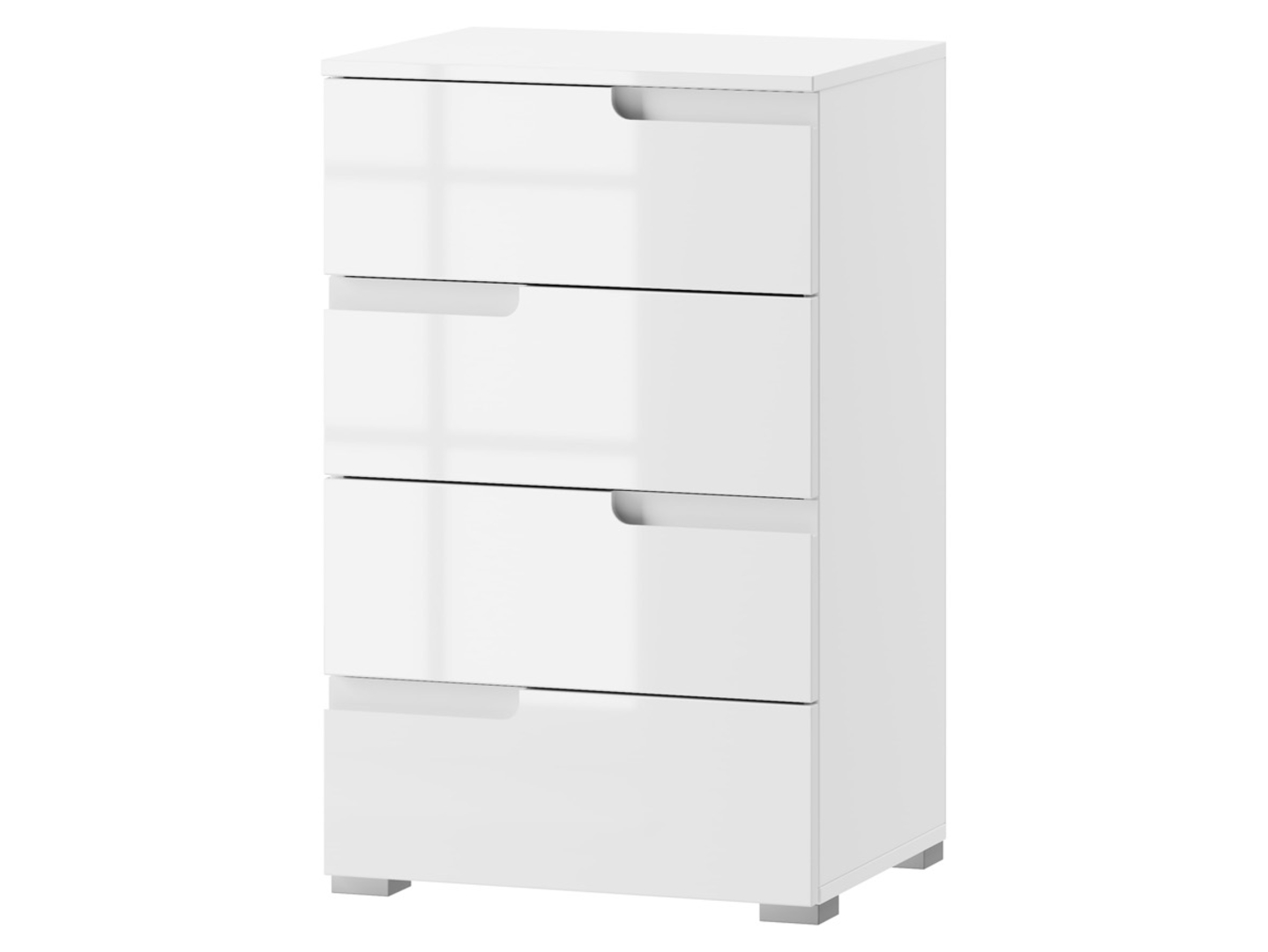 Komoda Selene 50 cm z 4 szufladami biała