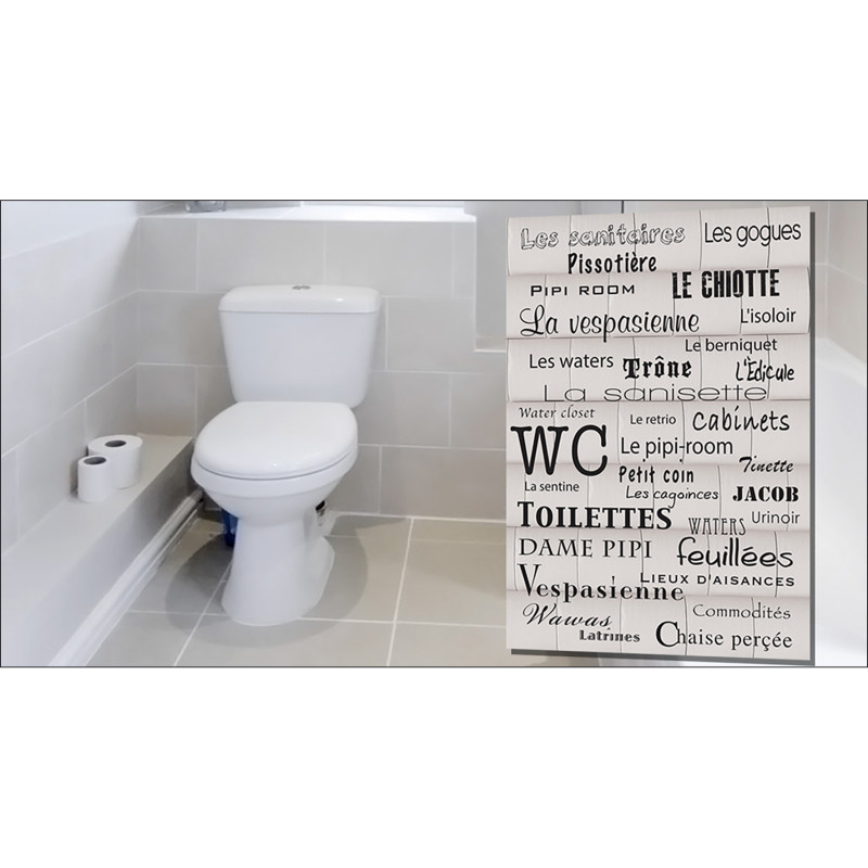 Sticker Là où le Roi va seul 48 x 68 cm