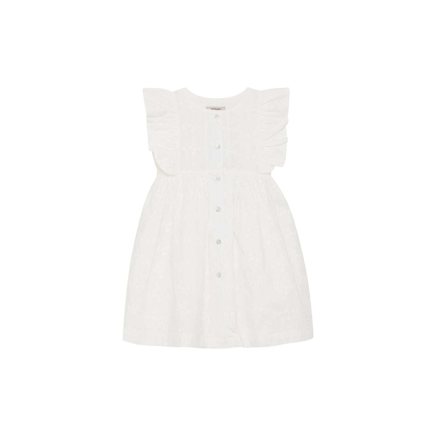 Dress SS Embroidery, antique white