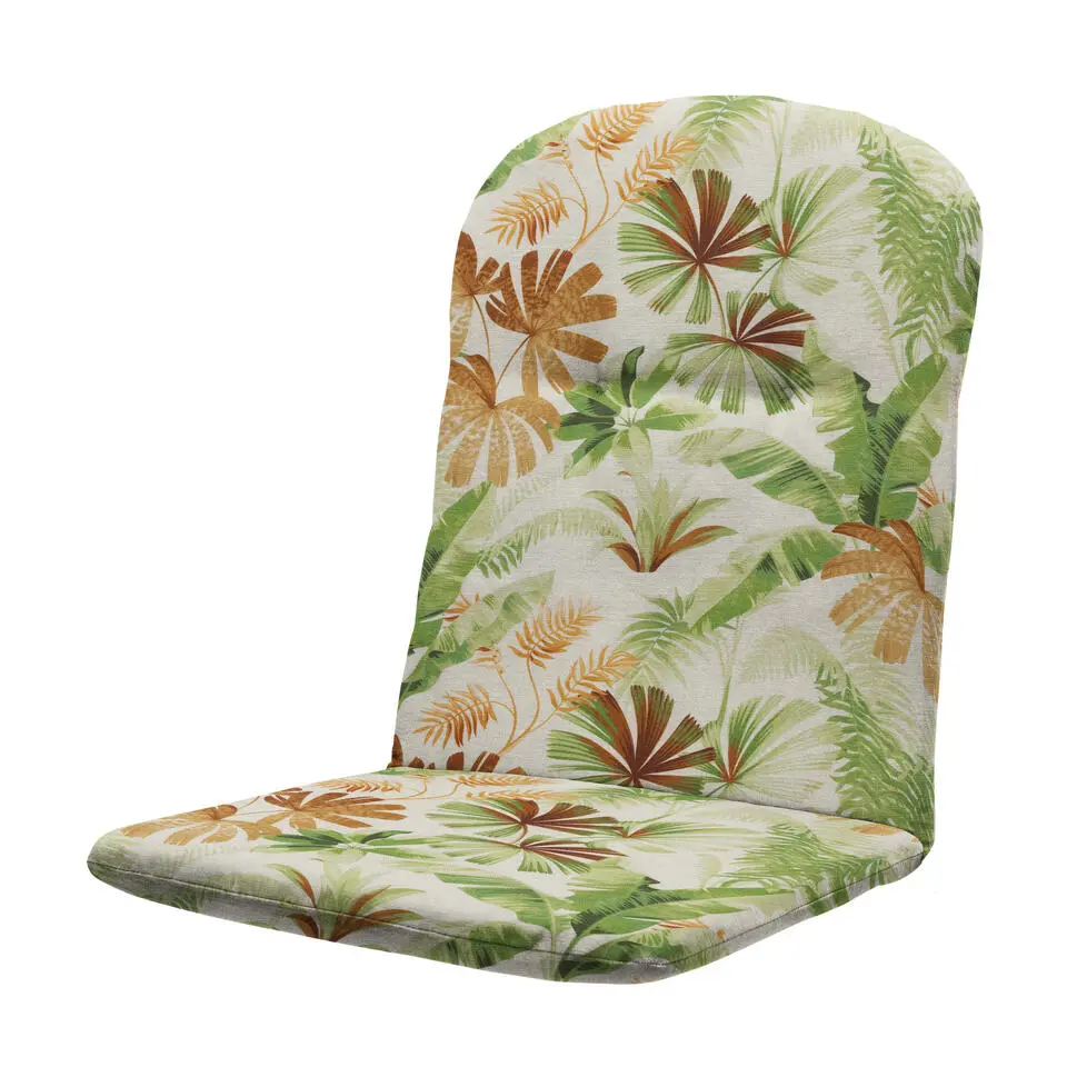 Madison - Kuipstoelkussen Hoge rug Axel - Multikleur - 96x45x3,5cm - Set van 4