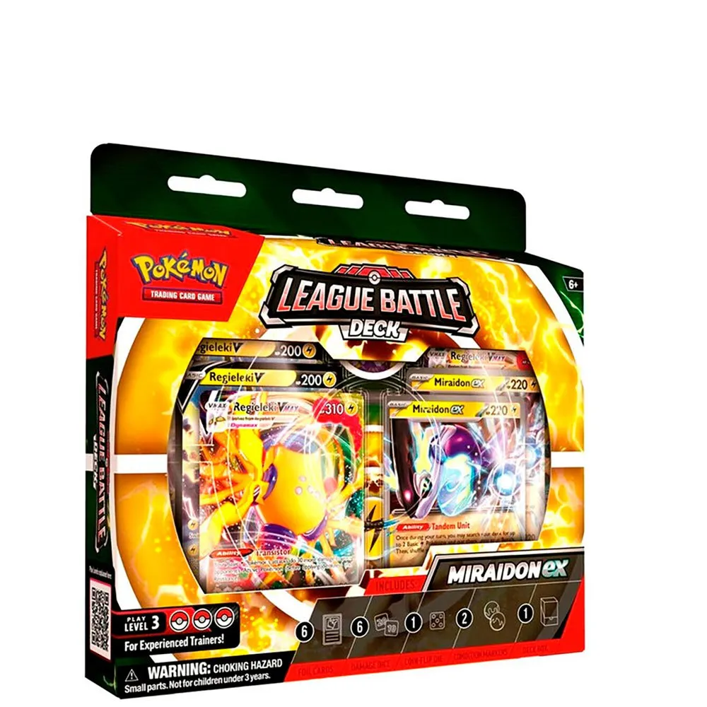 Pokemon Trading Card Game Miraidon EX League Battle Deck Trading Card english