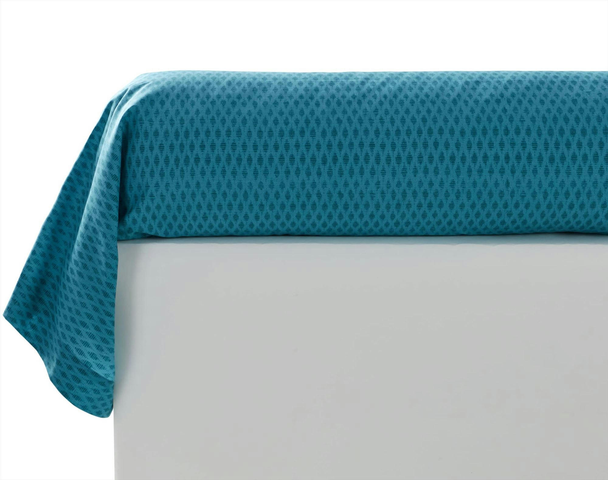 RYTHME - Drap-housse 140x190x28 multicolore en coton