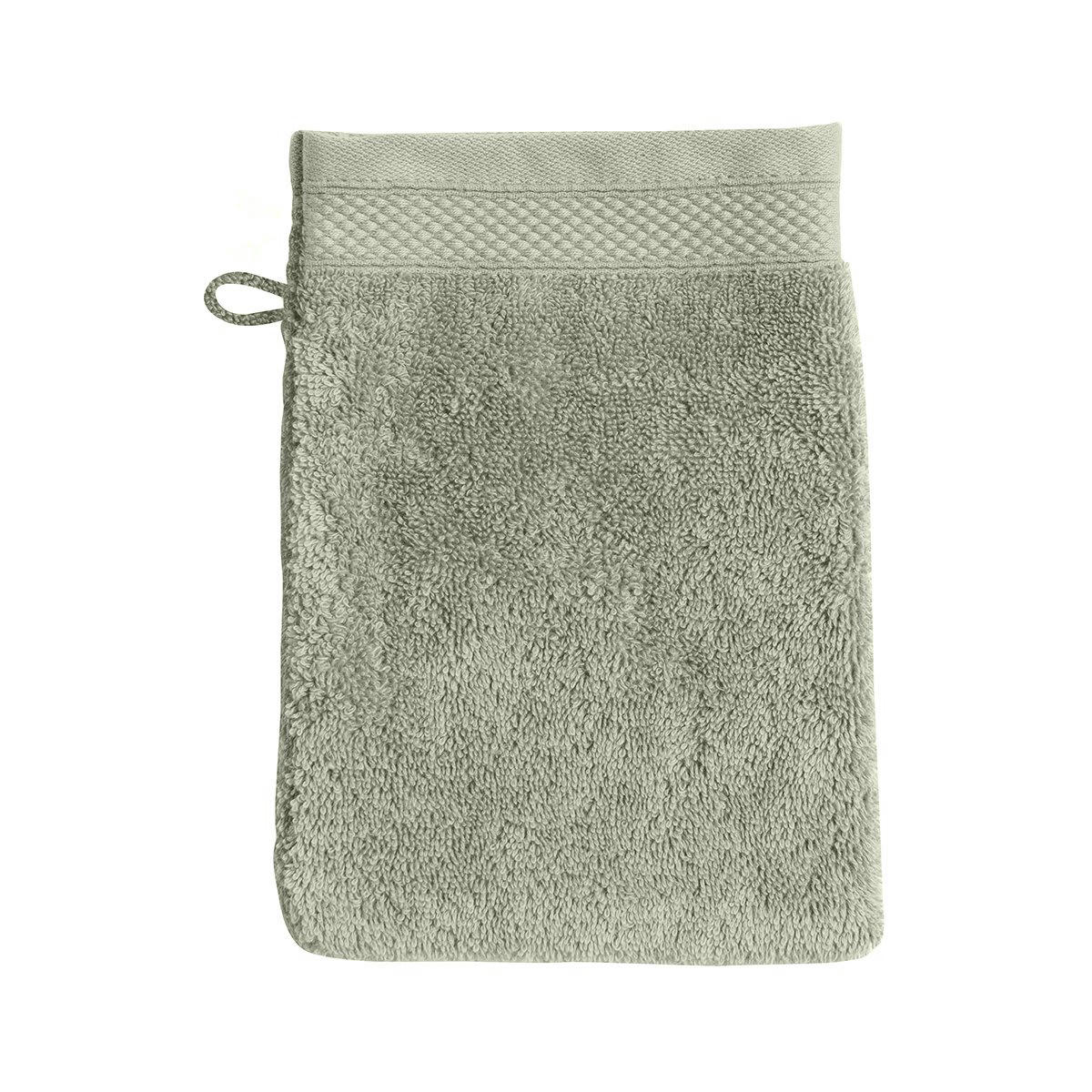 PÉTALE - Gant de toilette coton amande 16x22 cm