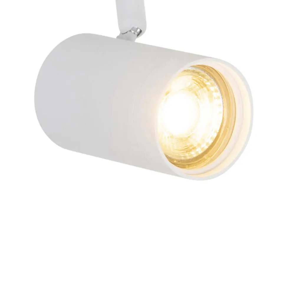 Qazqa railverlichting set iconic jeana wit gu10