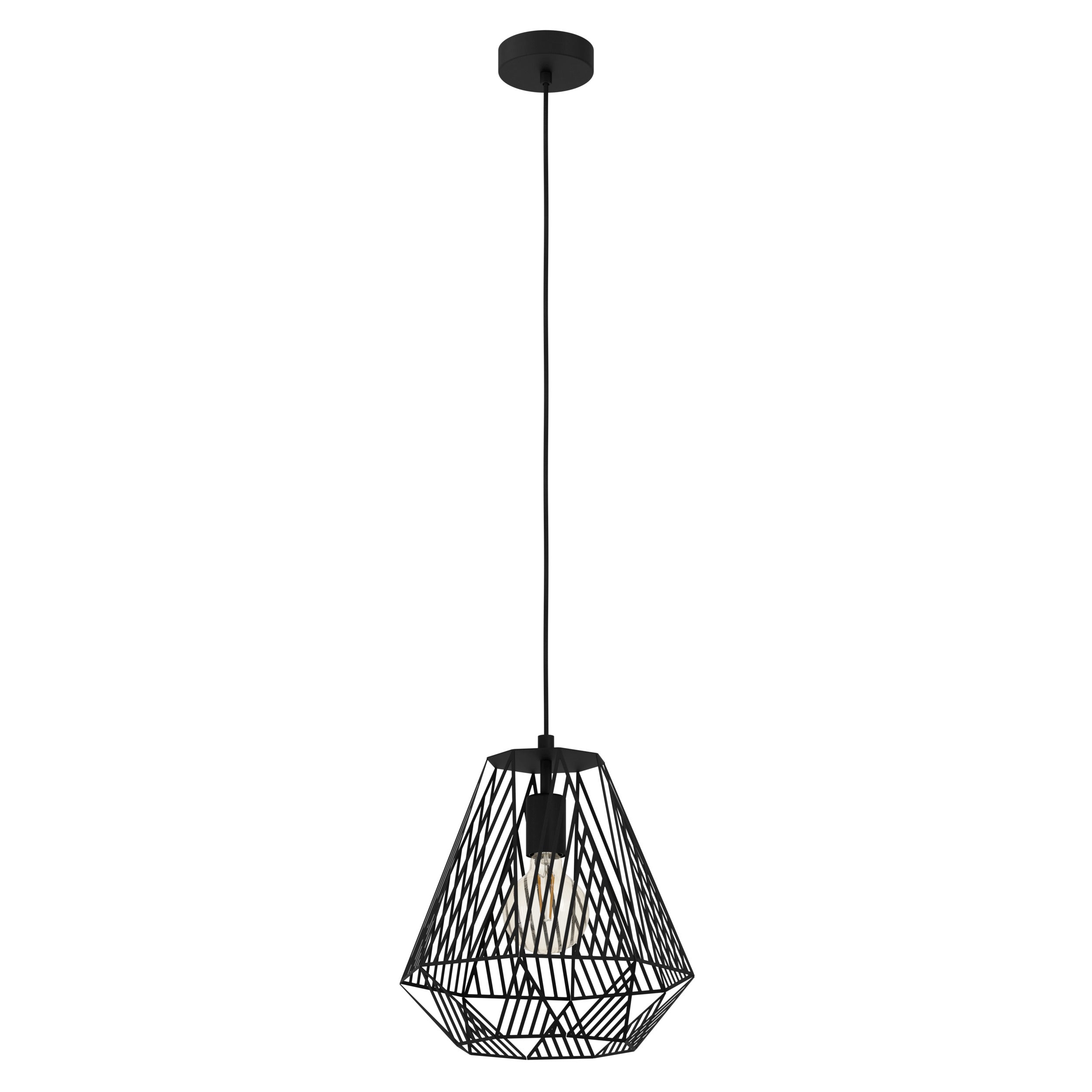 EGLO hanglamp Stype - e27 - ø 33 cm - zwart