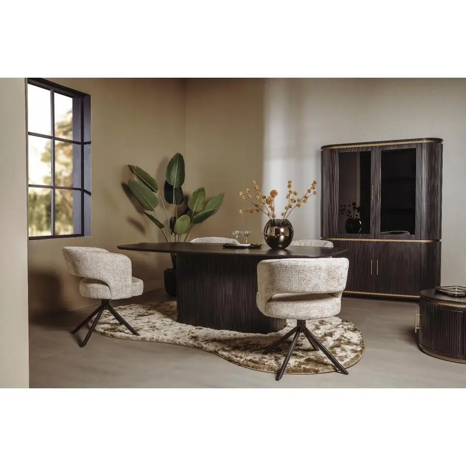 Tower Living - Rivello eettafel - 220 cm - zwart