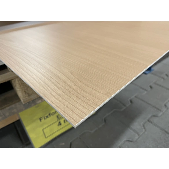 Sperrholzplatte, eins. Walz-Druck Eiche, (BxLxH): 600 x 1200 x 4 mm