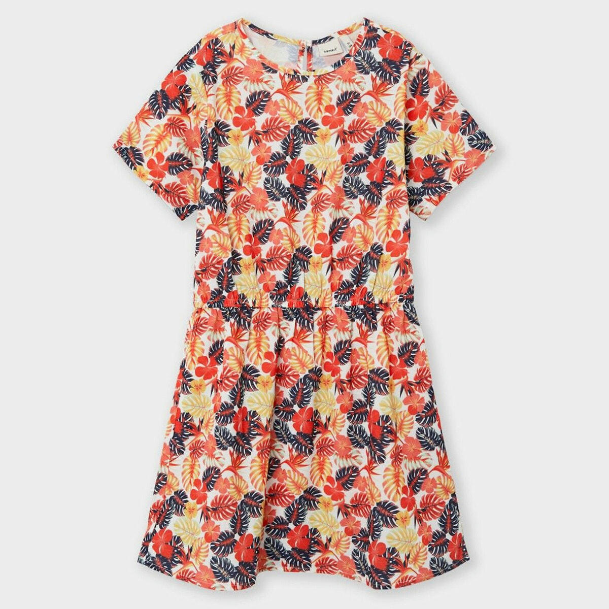 Robe imprimée manches courtes