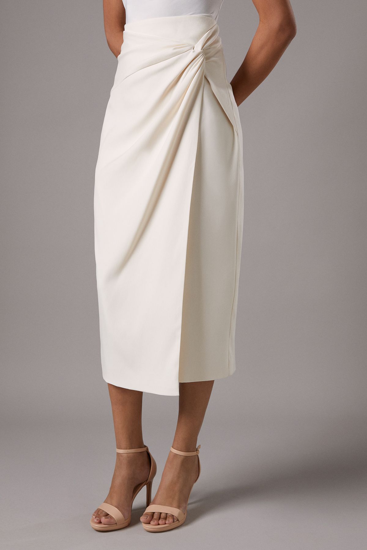 Coast Knot Front Wrap Skirt