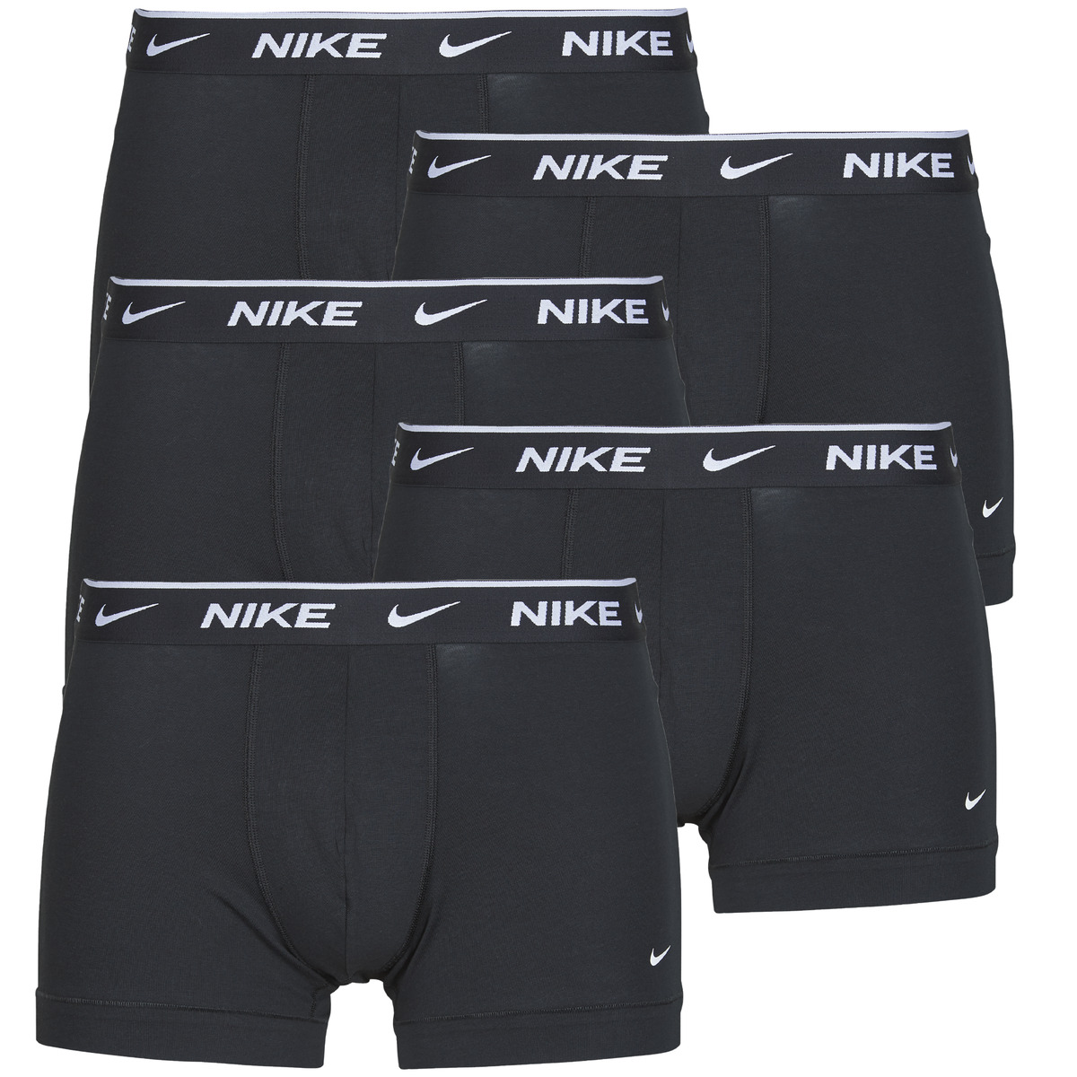 Nike - COTTON TRUNK X5 - Black