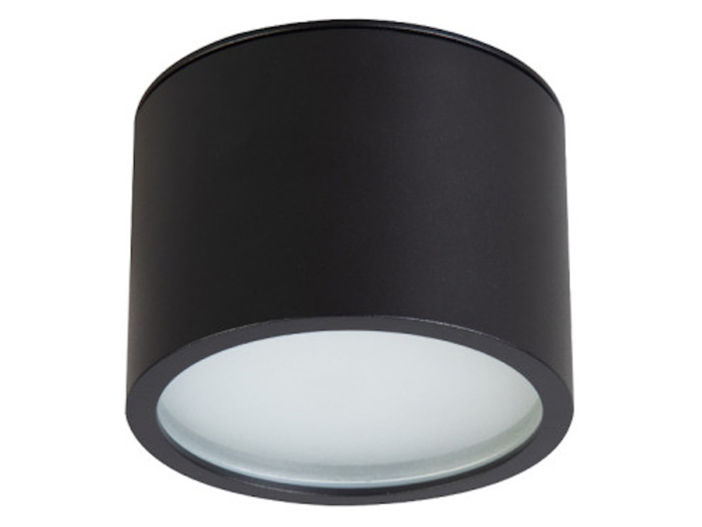 Lampa natynkowa Kendal 8,2 cm metalowa czarna