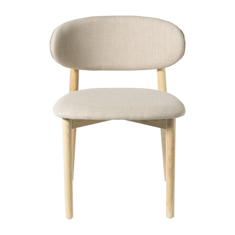 Eetkamerstoel Niki - wit - 78x55x54 cm