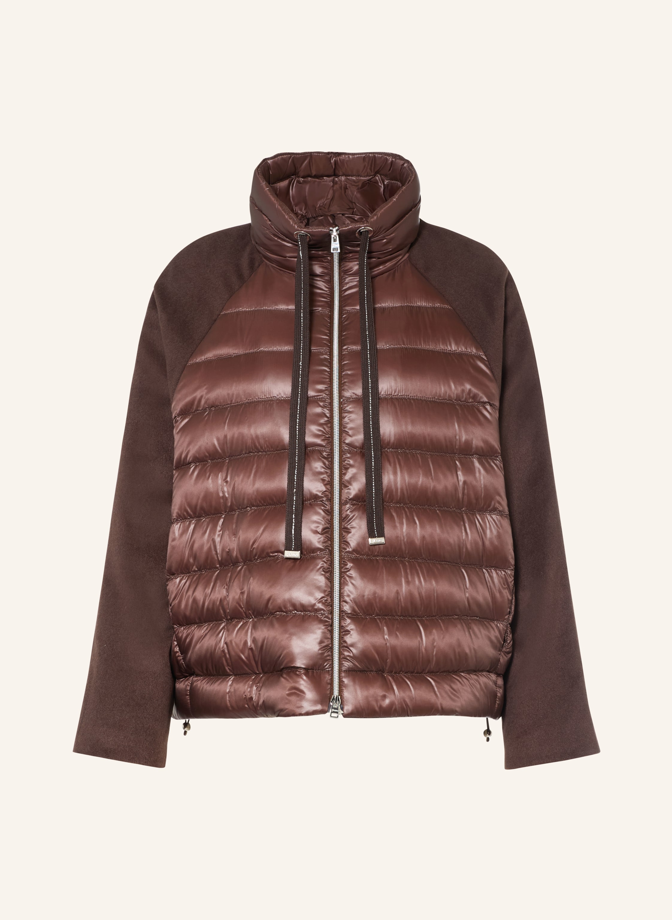 HERNO Daunenjacke im Materialmix