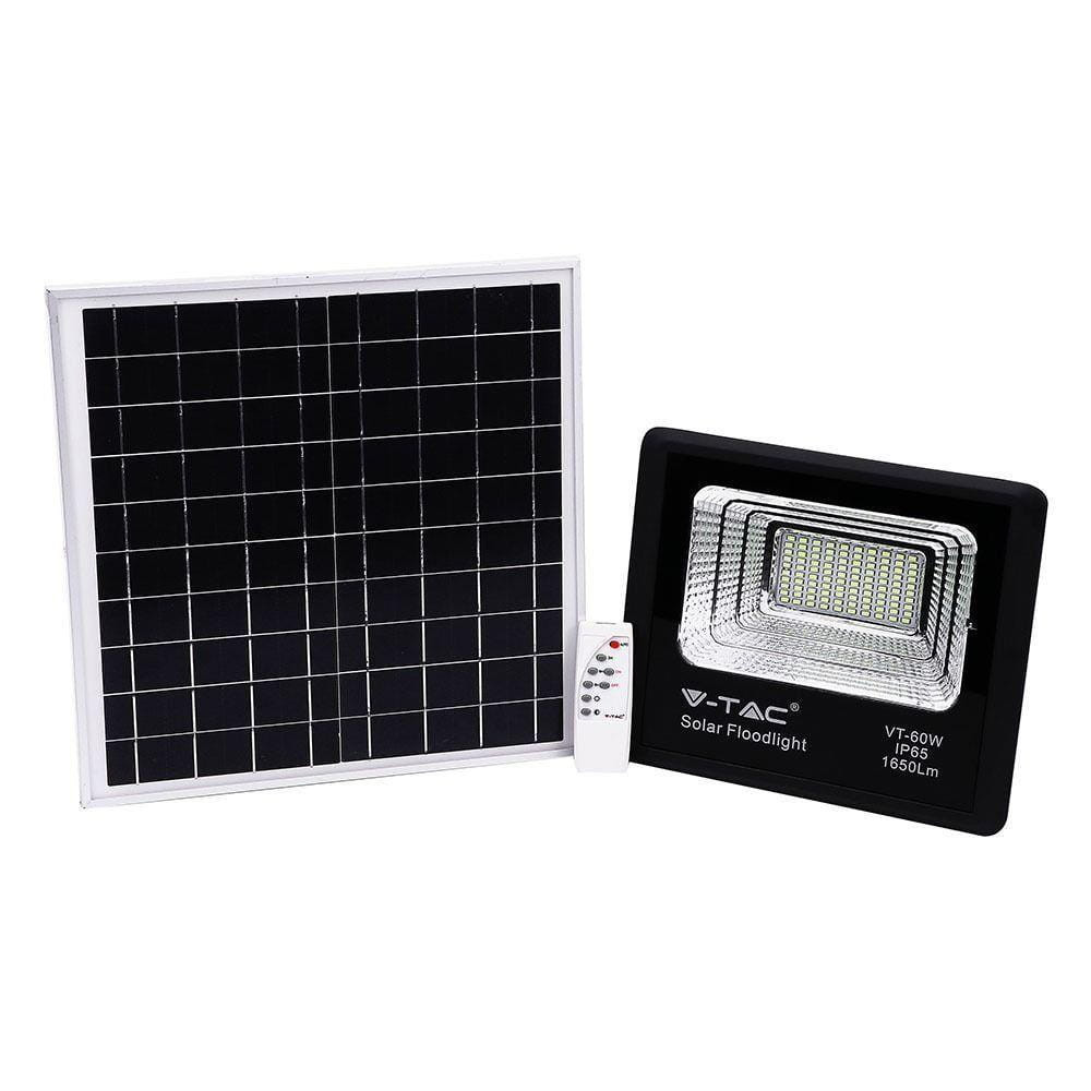 Naświetlacz halogen LED V-TAC Solarny 20W IP65 VT-60W zimny 1650lm