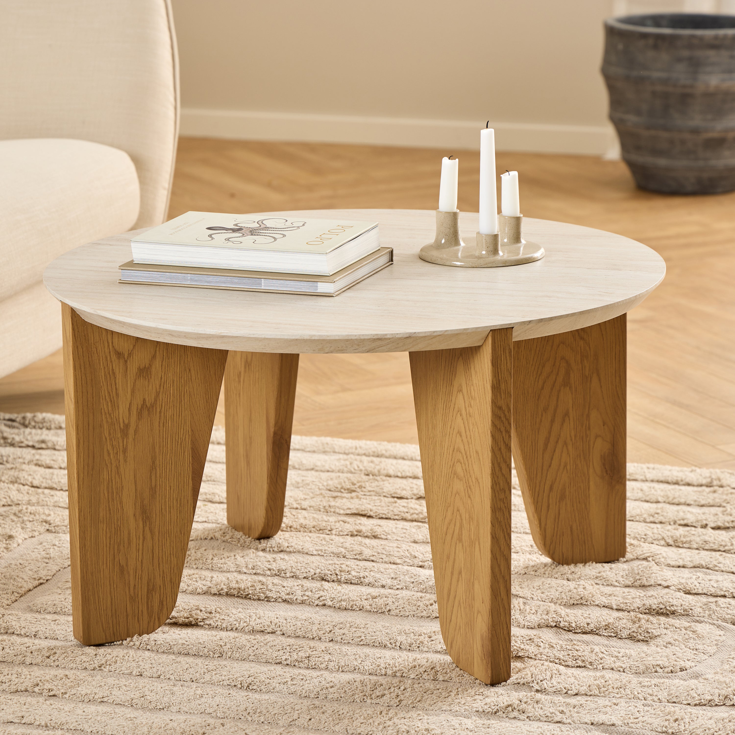 by fonQ Horizon Salontafel - Crème