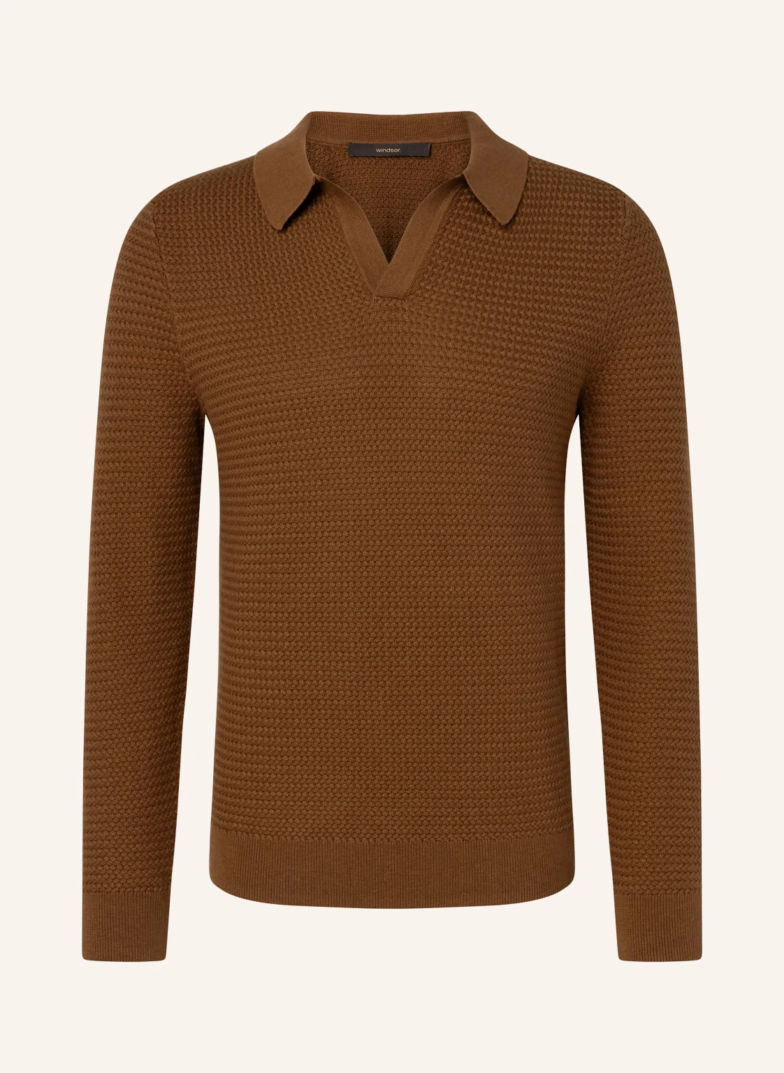 windsor. Strick-Poloshirt CASHMILO