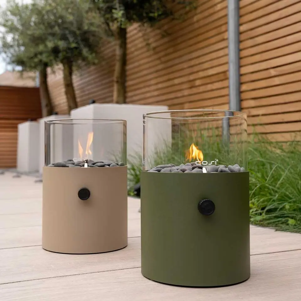 Cosi Fires Cosiscoop XL gaslantaarn - mosgreen