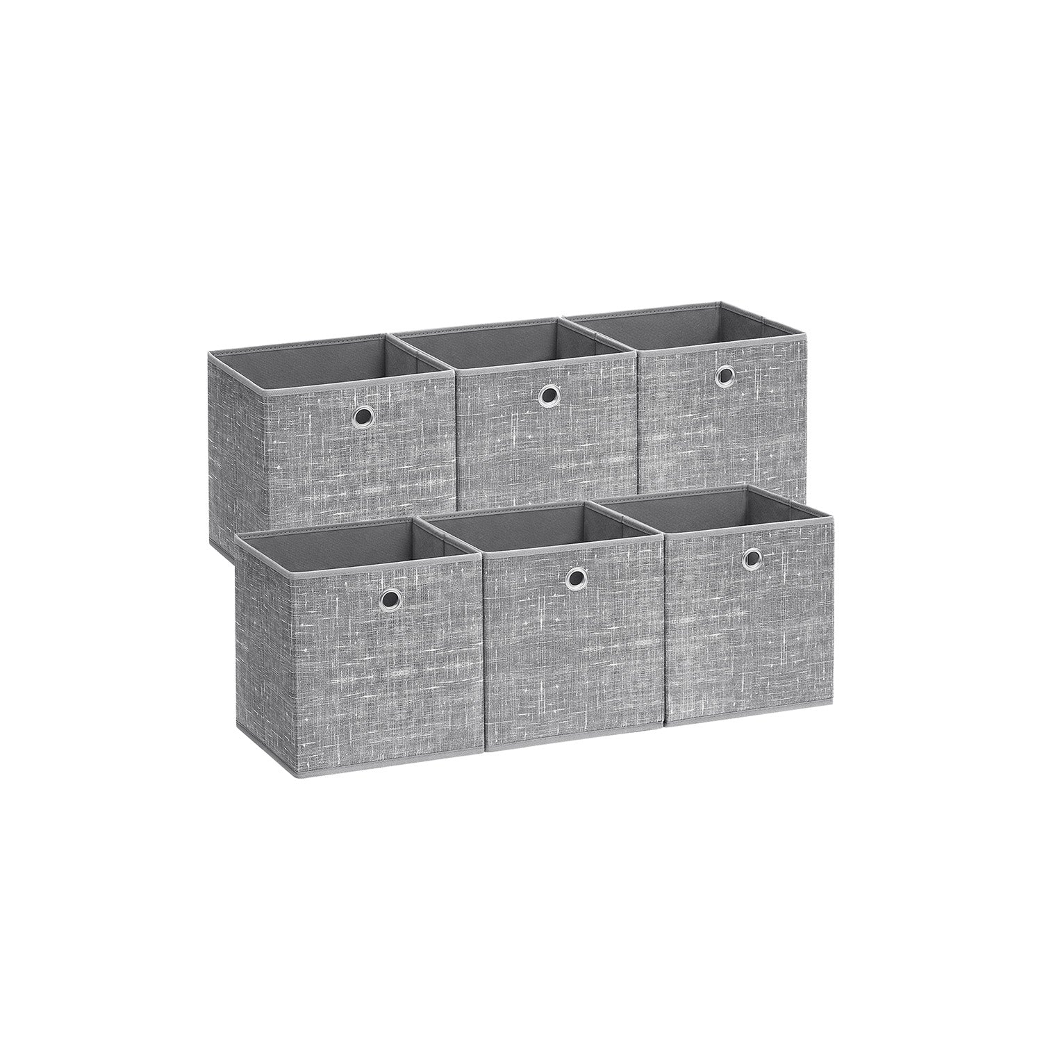 Boîte de rangement en tissu non-tissé pliable