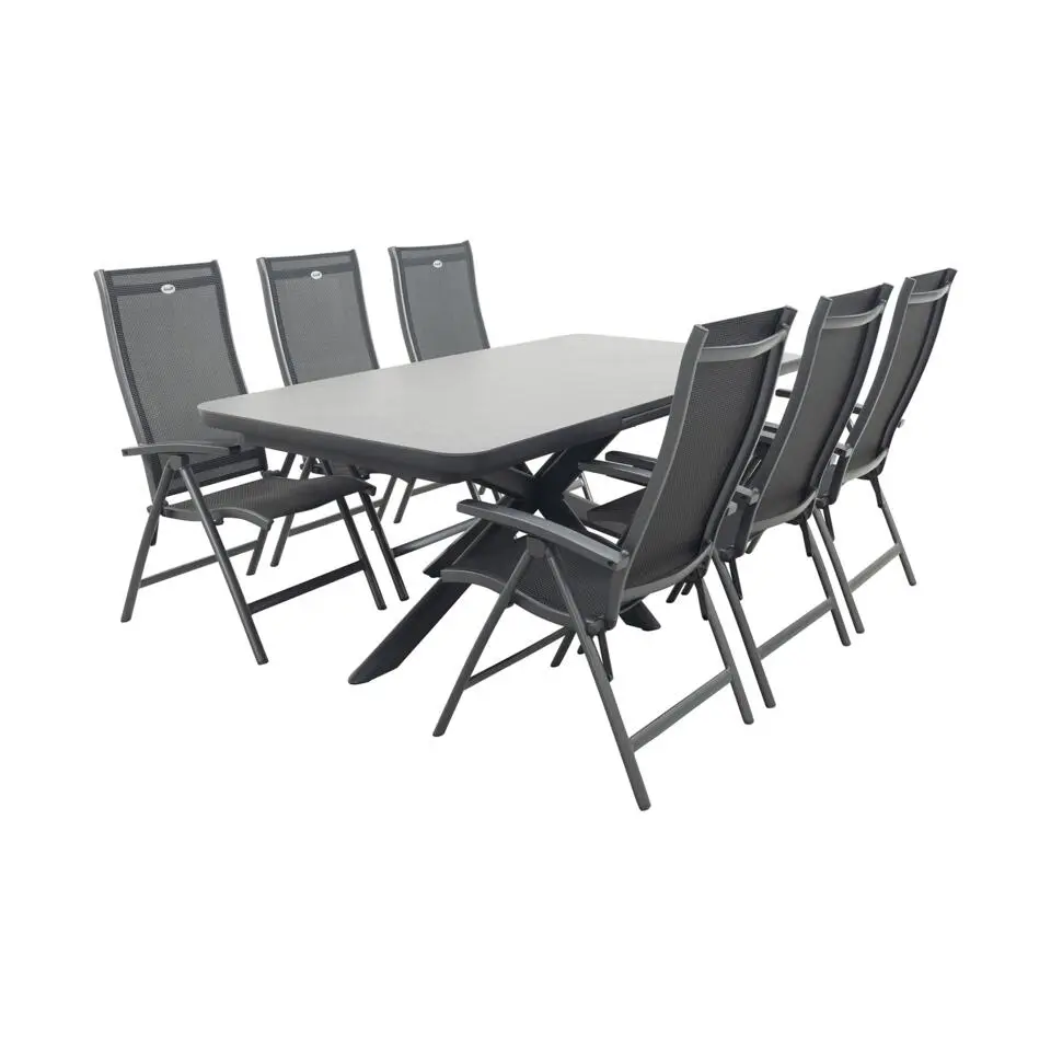 Hartman Salvatore/Montreal verstelbare tuinset - uitschuifbare tuintafel