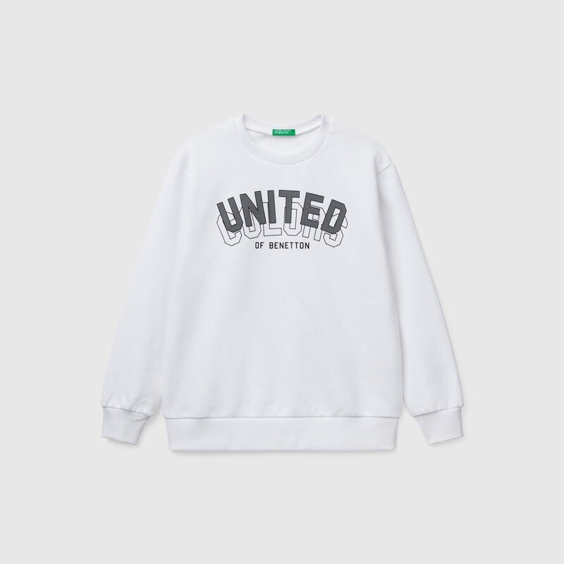 Pure cotton sweatshirt with print