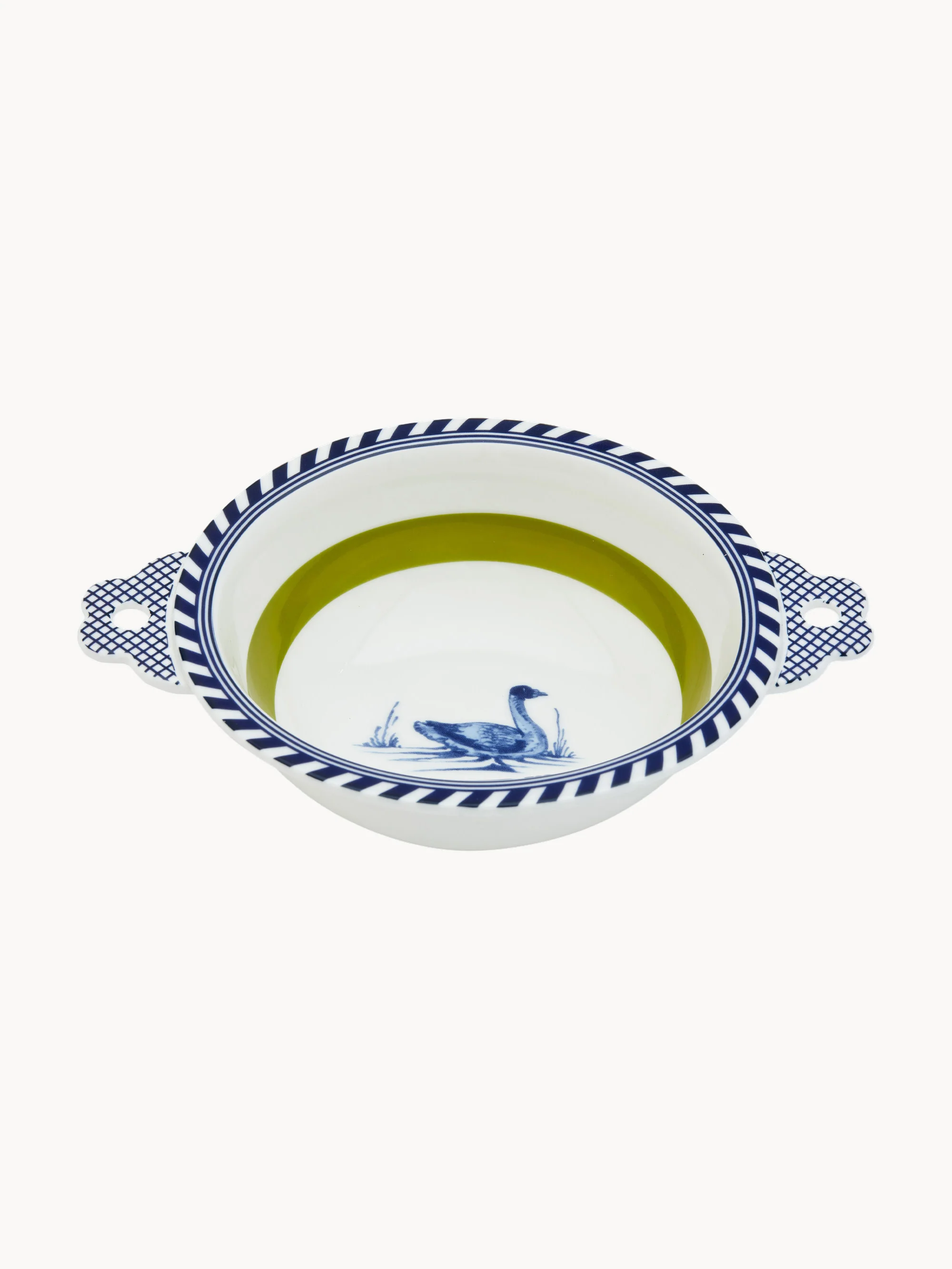 Porzellan-Schale Bird Patterned