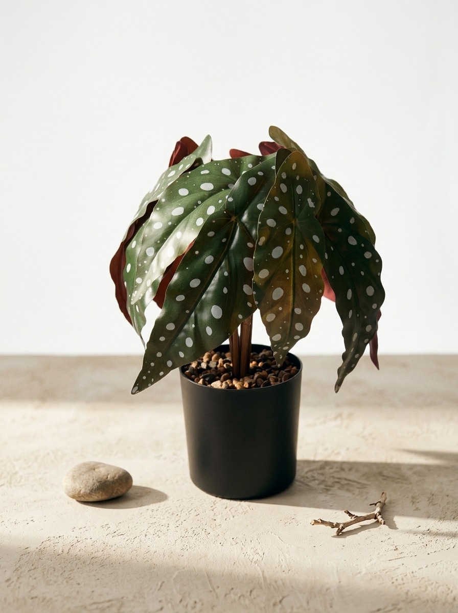 Roślina ozdobna - begonia muculata