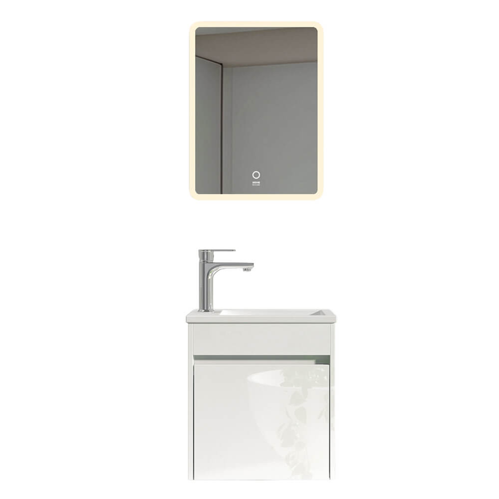 Home Deluxe Badkamermeubel BORKUM - MDF wit