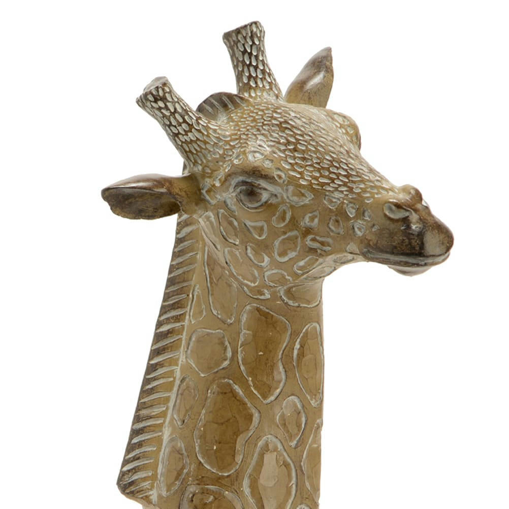 GIRAFE - Statuette girafe en résine H36cm