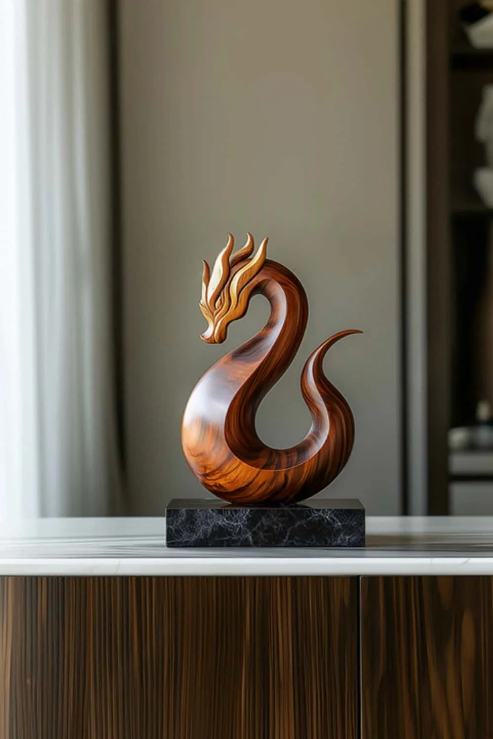 Dragon Wood Sculpture #WA088