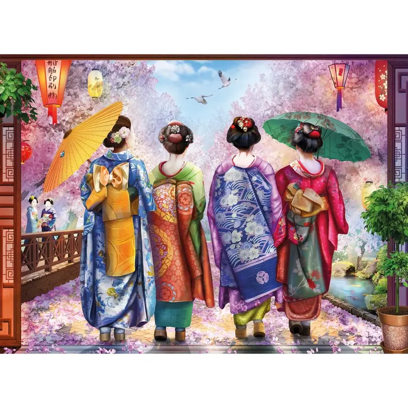 Puzzle Kirschblütenspaziergang