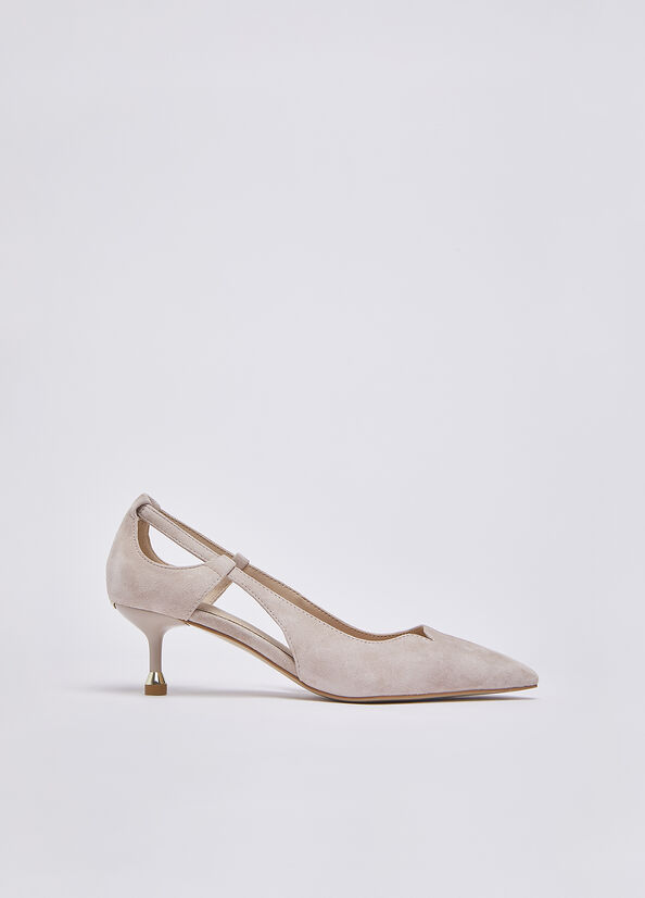 D&eacute;collet&eacute; in camoscio